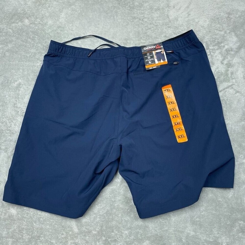 Gerry Mens Trail Shorts XX-Large Blue Athletic Fit Lightweight Stretch a1109 - Picture 6 of 8